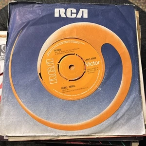 DAVID BOWIE, REBEL REBEL UK ORIGINAL , 7” VINYL 45 B Side Queen Bitch EX Vinyl - Picture 1 of 9