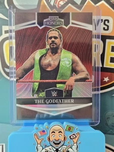 2023 Panini Chronicles WWE The Godfather Honors RED Prizm /199 Card #327 - Picture 1 of 2