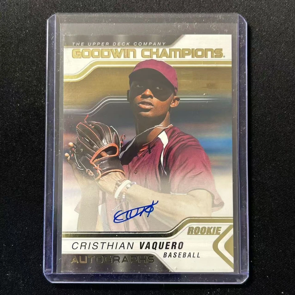 🃏2023 CUBIERTA SUPERIOR GOODWIN CHAMPIONS NOVATO AUTOMÁTICO CRISTHIAN VAQUERO Foto 1 de 1
