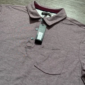 Banana Republic Polo Shirt Mens XL Purple Performance Pique Preppy Golf Casual - Picture 1 of 10