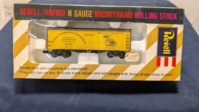 Revell/Rapido N Gauge 2527 Refrigerator Car Farmer’s Co-Operative Creamery, NOS - Image 1 of 4