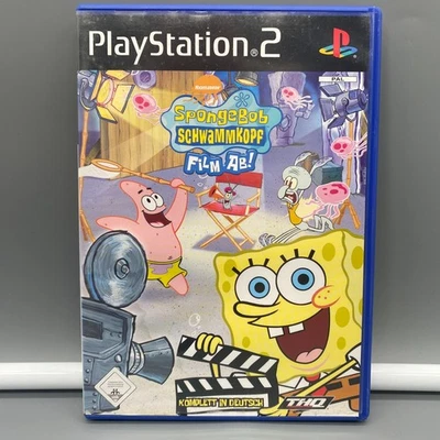 PS2 SpongeBob Film ab Partyspiel Minispiele Bikini Bottom Meerjungfraumann OVP - Bild 1 von 3