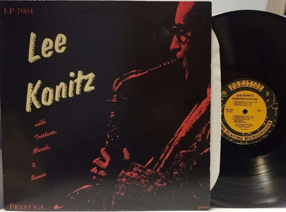 LEE KONITZ Subconscious-Lee SCARCE EXC PRESTIGE LP OJC Reissue BILLY BAUER Jazz - Image 1 of 4