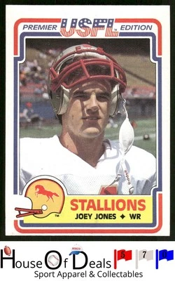 1984 Topps USFL #13 Joey Jones Birmingham Stallions Football card - Image 1 of 2