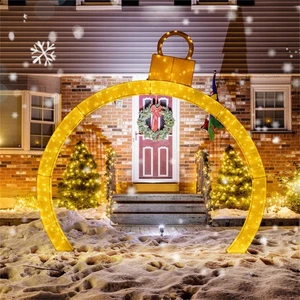 AplusChoice 10.5Ft LED Christmas Arch Light for Outdoor Holiday Decoration - Picture 1 of 9