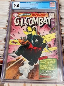 G.I. KAMPF #114 - URSPRUNG DES SPUKPANZERS - DC COMICS/1965 - CGC 9.0 - Bild 1 von 2