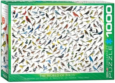The World of Birds 1000 piece jigsaw puzzle by Eurographics 680mm x 480mm (pz) - Image 1 of 2