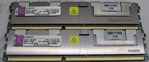 LOT OF 2 - KINGSTON 16GB DDR3 1066MHz (PC3-10600R) Server Memory  KTM-SX310Q/16G