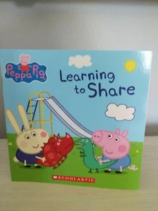 Pepa Pig Learning to Share Softcover Book Adapted by Meredith Rusu - Picture 1 of 6