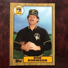1987 Topps TIFFANY Set DON ROBINSON #712 PIRATES ** MINT ** HIGH GRADE ** c87