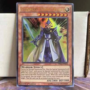 1ST EDITION LEGENDARY KNIGHT CRITIAS 1996 DRL3-EN056 YUGIOH CARD (LP/MP) - Picture 1 of 2