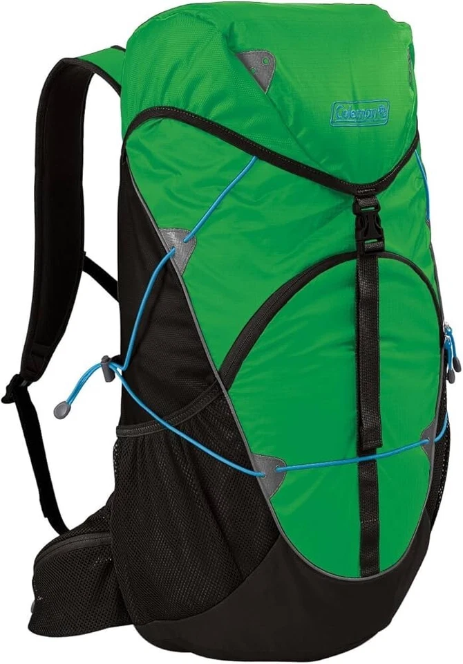 Coleman #15785 Glacier Basin Ultra-Light Trek Pack 30L Verde/Negro Foto 1 de 1