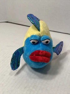 Webkinz Pucker Fish Plush HM438 Crinkle Metallic Fins 9 Inch - Picture 1 of 7