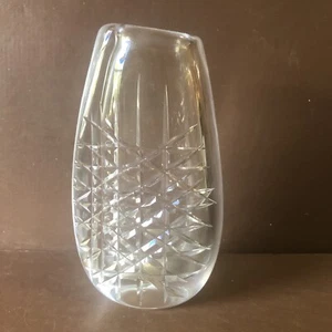 Early vintage orrefers cut crystal vase signed.Great Christmas Gift! - Picture 1 of 6