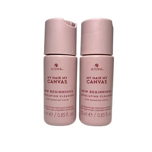 LOT 2 Alterna My Hair My Canvas New Beginnings Exfoliating Cleanser Travel Size - Picture 1 of 2