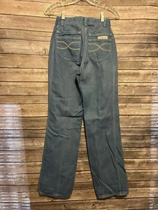 Vintage Pizzazz Jeans High Waist Lightweight Denim Womens Size 8 (24x31.5) Vtg - Picture 1 of 9