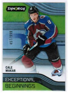 19/20 2019 UD SYNERGY HOCKEY EXCEPTIONAL BEGINNINGS CARDS EB-XX U-Pick From List