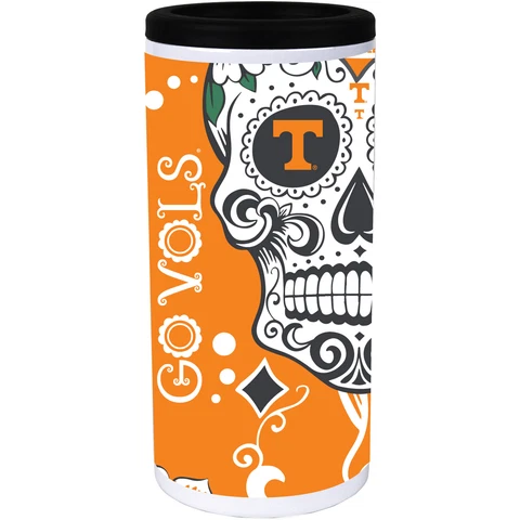 Tennessee Volunteers Dia Stainless Steel 12oz. Slim Can Cooler Cover