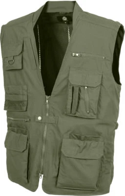 Tactical Concealed Carry Vest Cargo Travel Outdoor Plainclothes CCW Multi-Pocket - Image 1 of 4