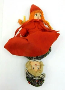 VINTAGE PIPPITY ROTKÄPPCHEN, OMA & BIG BAD WOLF (3 IN 1 PUPPE) - Bild 1 von 9