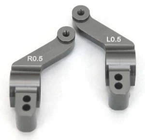 STRC Gray Mach Prec .5 Deg Toe-In Re Hub Carr Traxxas Slash Rally 4X4 ST1952-5GM - Picture 1 of 1