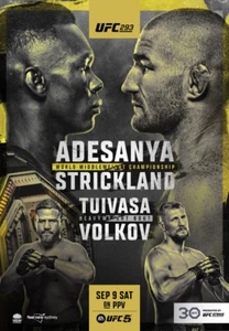 UFC 293: Adesanya vs Strickland - Fight Poster - Bild 1 von 1
