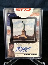 2012 Brian Stann Topps UFC Bloodlines Patriotic Patch Auto Autograph Card 13/99