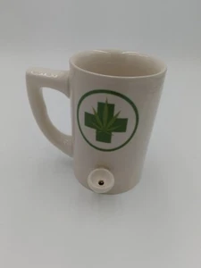 Taza de café Green Cross Wake and Bake Smoking Gag - Imagen 1 de 8