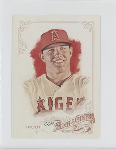2015 Topps Allen & Ginter's Box Loader Cabinet-Size Reprints Mike Trout #252