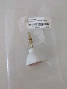 Signature Hardware 1 1/2" Menotti Porcelain Cabinet Knob Rosewood - Picture 1 of 3
