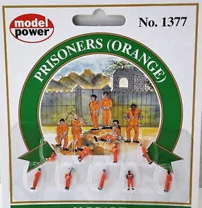N Scale Model Power Figures 'Prisoners Orange' Item #1377 - Picture 1 of 3