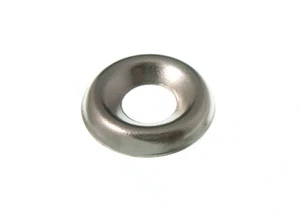 New 1,000 X Screw Cup Surface Finishing Washers No. 8 Chrome Plated Steel - Ones - Picture 1 of 1