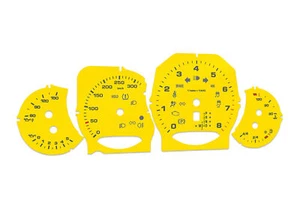For Porsche Panamera 320kmh Yellow - Speedometer gauges from MPH to km/h Gauges - Picture 1 of 6