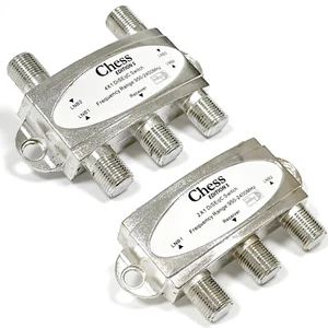 SAT Umschalter DiSEqC Schalter 4/1 Switch 2/1 TV Verteiler LNB 4K Full HD CHESS - Bild 1 von 10