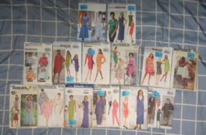 14 Vintage BUTTERICK Sewing Patterns Fast & Easy David Warren Family Circle + - Picture 1 of 1