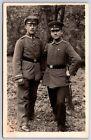 RPPC WWI Postcard German Soldiers Officers Wearing Iron Cross Ribbons AP3