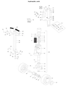 Dichtsatz Pumpeinrichtung BT L2000, L23 und LHM230 alle Serien ohne Schnellhub - Bild 1 von 2