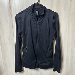 Kyodan Damen schwarz Sportswear Jacke Polyester Reißverschluss Taschen Petite Small - Bild 1 von 4