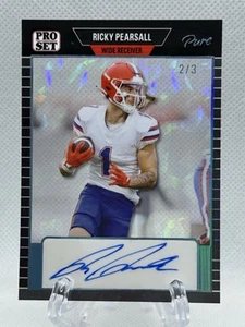 RICKY PEARSALL 2024 PRO SET Pure Black Prismatic AUTO #/3 ROOKIE 49ERS - Picture 1 of 2