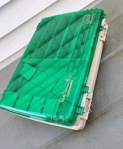 Vintage Bill Dance Outdoors PLANO Tackle System Box Rare Double Level Box Fishin - Bild 1 von 6