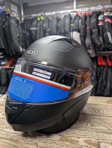 MIDA MV-5 Flip Front DVS Modular Motorcycle Helmet Matt Black - L - Picture 1 of 12