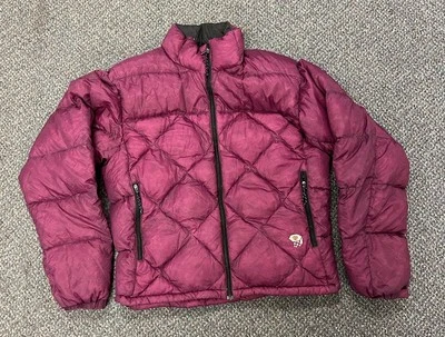 Mountain Hardware Jacket Womens Medium Pink Purple Down Phantom Puffer Coat Foto 1 de 4