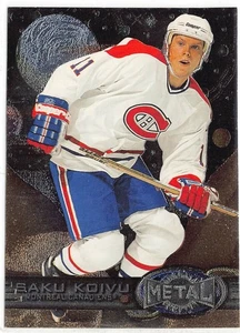 1996-97 Fleer Metal Universe #80 Saku Koivu - Picture 1 of 2