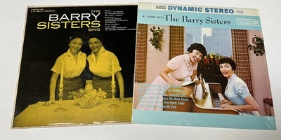 THE BARRY SISTERS Lot of 2 LPs: Sing 1957 Cadence -- At Home With 1959 Roulette - Image 1 of 4