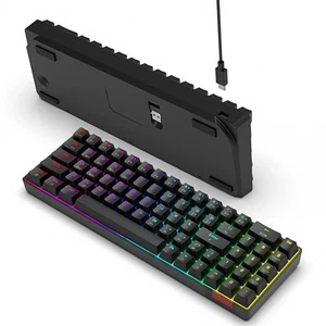 AJAZZ AK692 Hot-Swap Wireless Gaming Keyboard Tri-Mode 4000mAh Blue Switch RGB - Picture 1 of 7