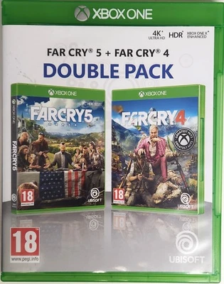 Far Cry 4 & Far Cry 5 Double Pack [Xbox One] Complete CIB Manual Fast Ship🔥 - Image 1 of 4