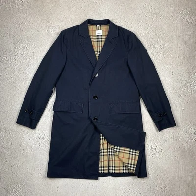 Abrigo Burberry London de algodón azul para hombre talla 44  Foto 1 de 4