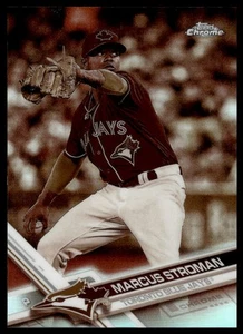 2017 Topps Chrome #39 Marcus Stroman Sepia Refractor Toronto Blue Jays - Picture 1 of 2