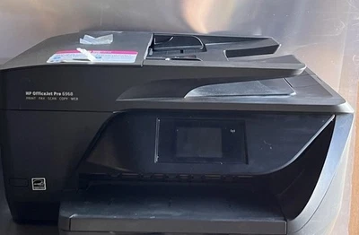 HP OfficeJet Pro 6968 All-in-One Inkjet Printer – Print Scan Copy Fax Wi-Fi - Image 1 of 4