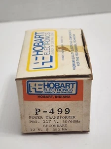 NUEVO Transformador de Potencia Hobart P-499 117 V 50/60 Hz... EBIN - Imagen 1 de 2